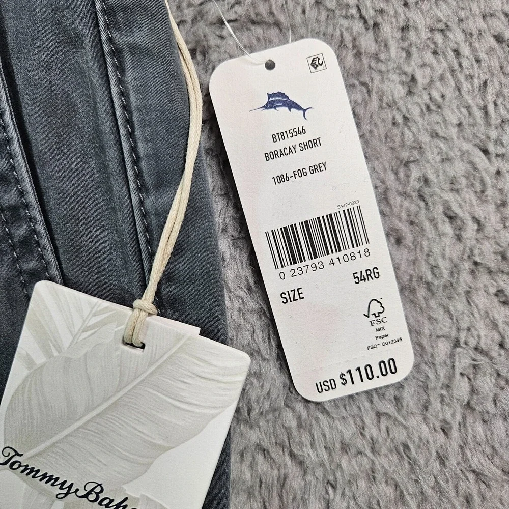 $110 NWT - Tommy Bahama Boracay Shorts Mens 54 RG 10
